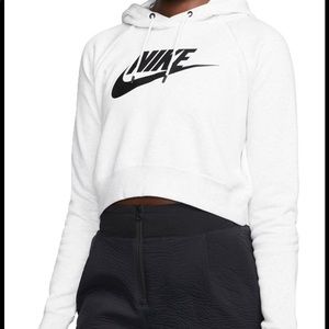 cropped nike hoodie